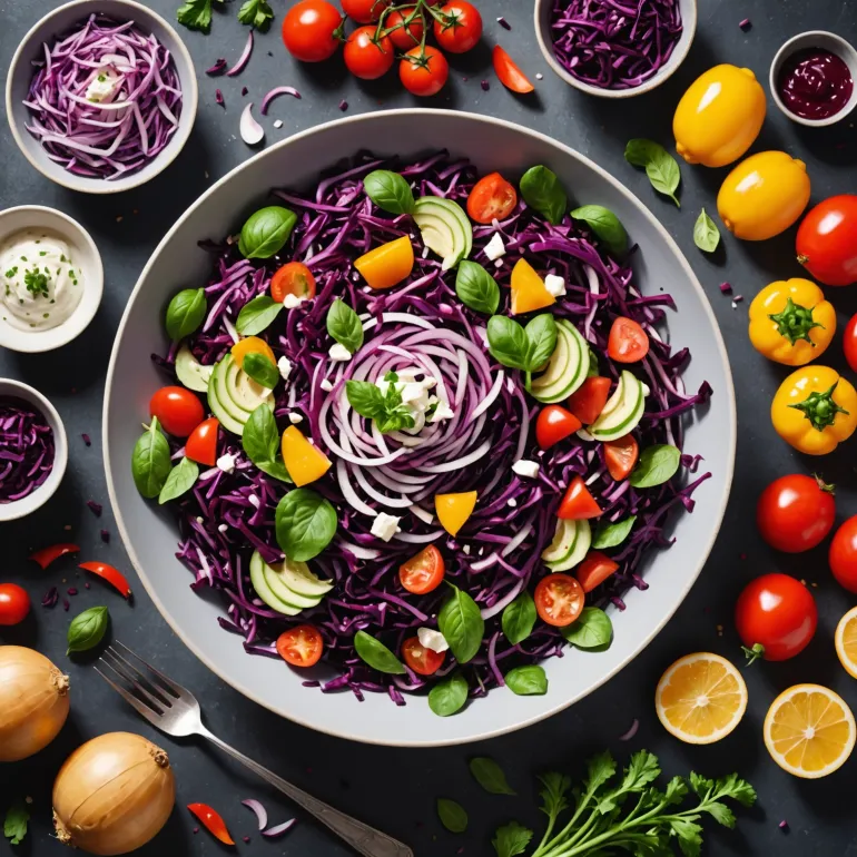 Салат с красной капустой: вкусное решение для здорового рациона